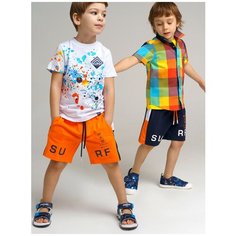 Шорты playToday, размер 110, cиний