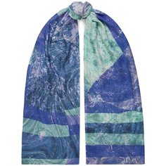 Палантин ELEGANZZA для женщин,180х110 см, голубой