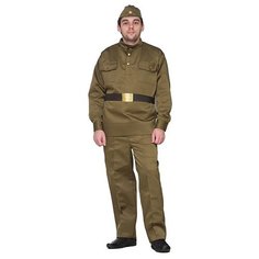 Костюм Солдат взрослый люкс (54-56) Бока