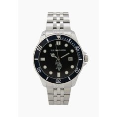 Наручные часы U.S. POLO ASSN., черный/серебристый