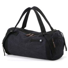Сумка спортивная , 50х25х27 см, ручная кладь, черный Guangzhou Top Quality Leather Products