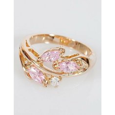 Кольцо Lotus Jewelry, фианит, размер 20, красный
