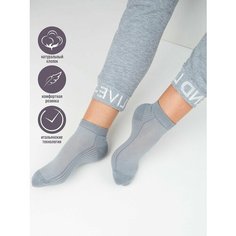 Носки Just Socks Носки хлопок, размер 23-25, серый