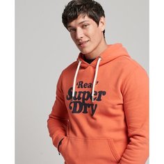 Худи Superdry VINTAGE COOPER CLASSIC HOOD, размер XL, , коралловый