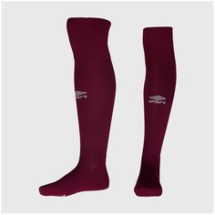 Гетры футбольные Umbro, размер L, бордовый