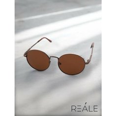 Солнцезащитные очки REALE, коричневый