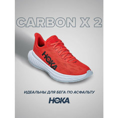 Кроссовки HOKA ONE ONE, полнота D, размер US7.5D/UK7/EU 40 2/3/JPN25.5, красный