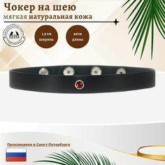 Чокер Петра, металл, длина 40 см, черный