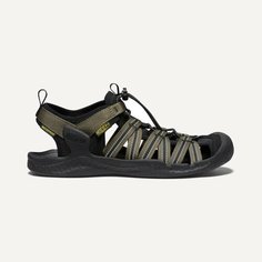 Сандалии KEEN Drift Creek H2, размер RU 42.5 US 9.5, коричневый, зеленый