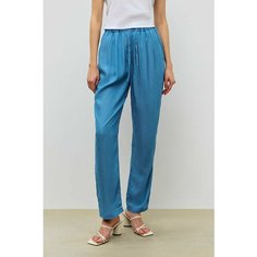 Брюки палаццо Baon, размер 48, Blue denim