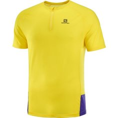 Футболка Salomon, размер XL, желтый/фиолетовый