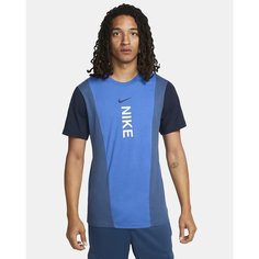 Футболка спортивная NIKE Hybrid, размер XS, голубой