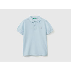 Поло UNITED COLORS OF BENETTON, размер 130 (M), голубой
