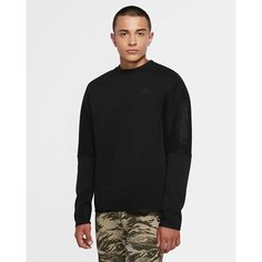 Свитшот NIKE Sportswear Tech Fleece Crew, размер XL, , черный
