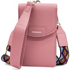 Кошелек Rotekors Gear, фактура зернистая, розовый