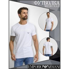 Футболка EMPORIO ARMANI, размер XL, белый
