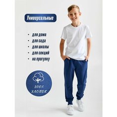 Брюки спортивные LikeRostik, размер 104, синий