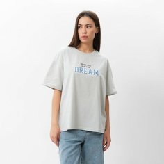 Футболка MIST Pleasure, размер 40-42, серый