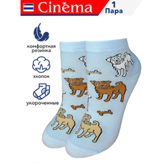 Носки Cinema, размер 36;37;38, голубой