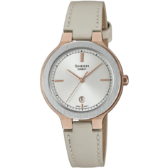 Наручные часы CASIO Sheen, бежевый/серебристый