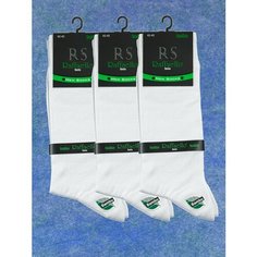Носки Raffaello Socks, комплект, 3 пары, размер 42-45, белый