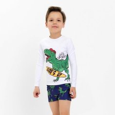 Костюм для плавания Kaftan Пляж, размер 30, белый
