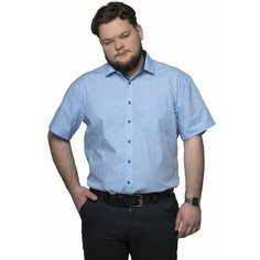 Рубашка Imperator Cashmere Blue-k, размер 40 ворот/48RU/170-178, голубой