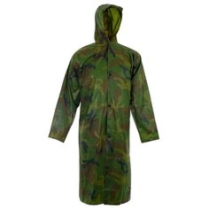Плащ-дождевик Maclay Камуфляжная серия, размер one size/150-180, хаки