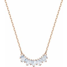 Колье SWAROVSKI, кристаллы Swarovski, длина 38 см, золотистый/серебристый