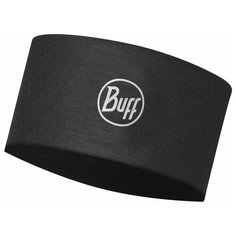 Повязка Buff CoolNet UV Wide Headband Speckle Black для мужчин, размер OneSize, solid black
