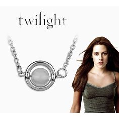 Колье, длина 2.3 см, серебряный Twilight Saga