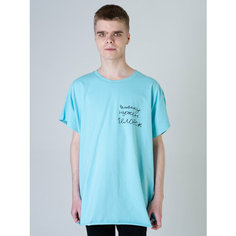 Футболка простые вещи, 1 шт., размер m/l, голубой