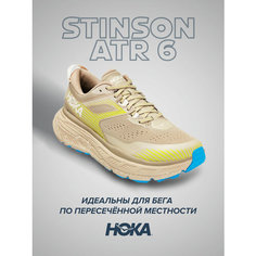 Кроссовки HOKA ONE ONE Stinson ATR 6, полнота D, размер US8D/UK7.5/EU41 1/3/JPN26, бежевый