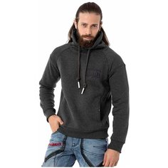 Свитшот Cipo & Baxx, размер xxl, , серый