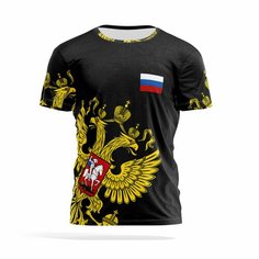 Футболка PANiN Brand, размер S, золотой, черный