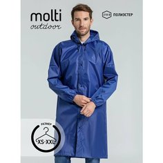 Плащ-дождевик molti, размер XS, синий