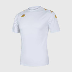 Футболка Kappa Футболка Kappa Gianto Match and Training 351F4LW-001, размер S, белый