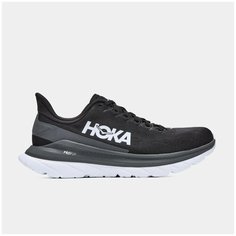 Кроссовки HOKA ONE ONE, полнота D, размер 12 USA; 11,5 UK; 46 2/3 EUR; 30 см (примерно на российский 45*), черный/белый