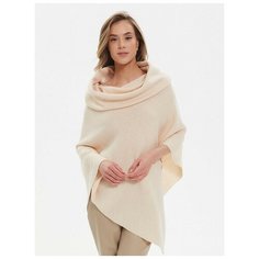 Пончо Lesnikova Design, размер 44-52, кремовый