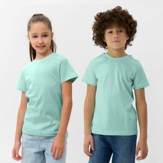 Футболка Minaku MINAKU: Basic Line KIDS, размер 104, бирюзовый