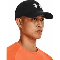 Бейсболка Under Armour для мужчин, размер OSFM, черный/белый