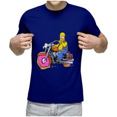 Футболка Us Basic, размер 2XL, cиний