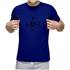 Футболка Us Basic, размер 2XL, cиний