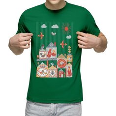 Футболка Us Basic, размер M, зелёный