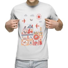 Футболка Us Basic, размер M, белый