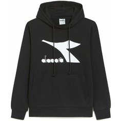 Толстовка Diadora HOODIE CHROMIA, размер XL, , черный