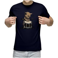 Футболка Us Basic, размер 3XL, темно-синий