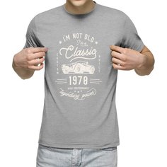 Футболка Us Basic, размер S, серый меланж