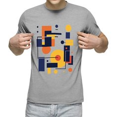 Футболка Us Basic, размер S, серый меланж