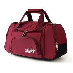 Сумка спортивная Кошлаков В.В., 21 л, 21х24х46 см, ручная кладь, бордовый